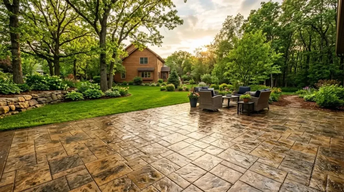Jensen Concrete Stamped concrete patio by Jensen Decorative Concrete in the Twin Cities Metro