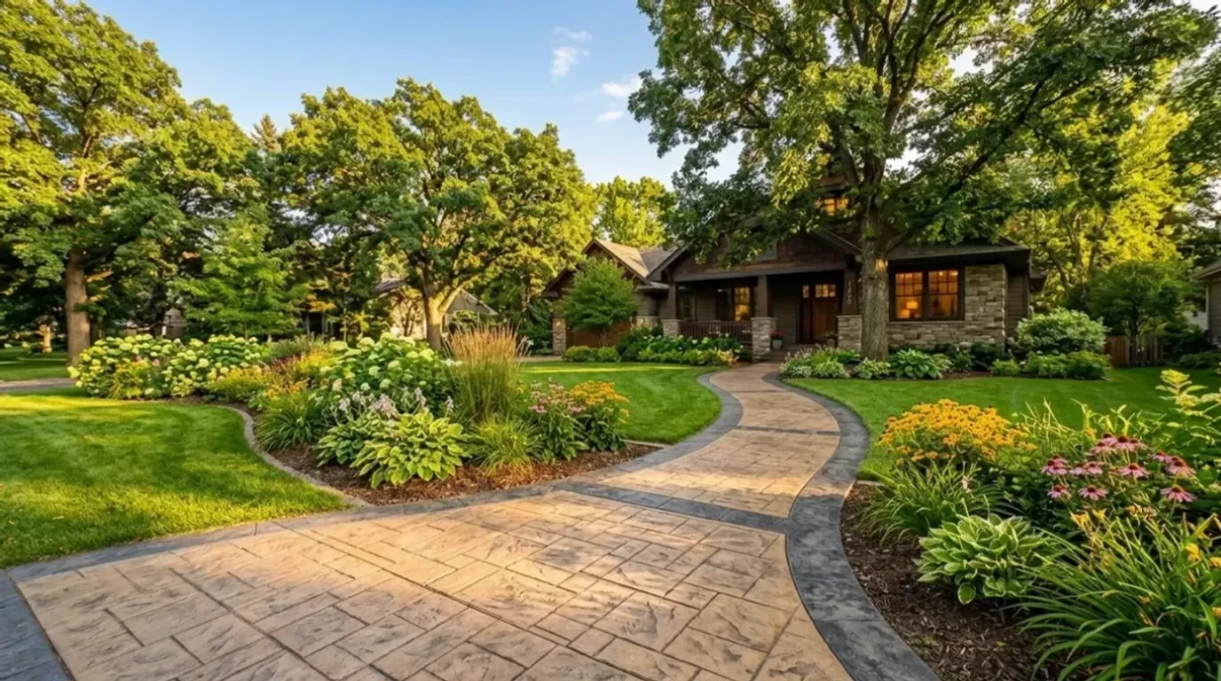 Jensen Concrete Concrete sidewalks and walkways in Orono, MN by Jensen Decorative Concrete